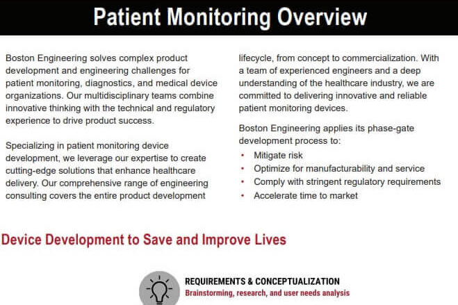 Patient Monitoring Overview