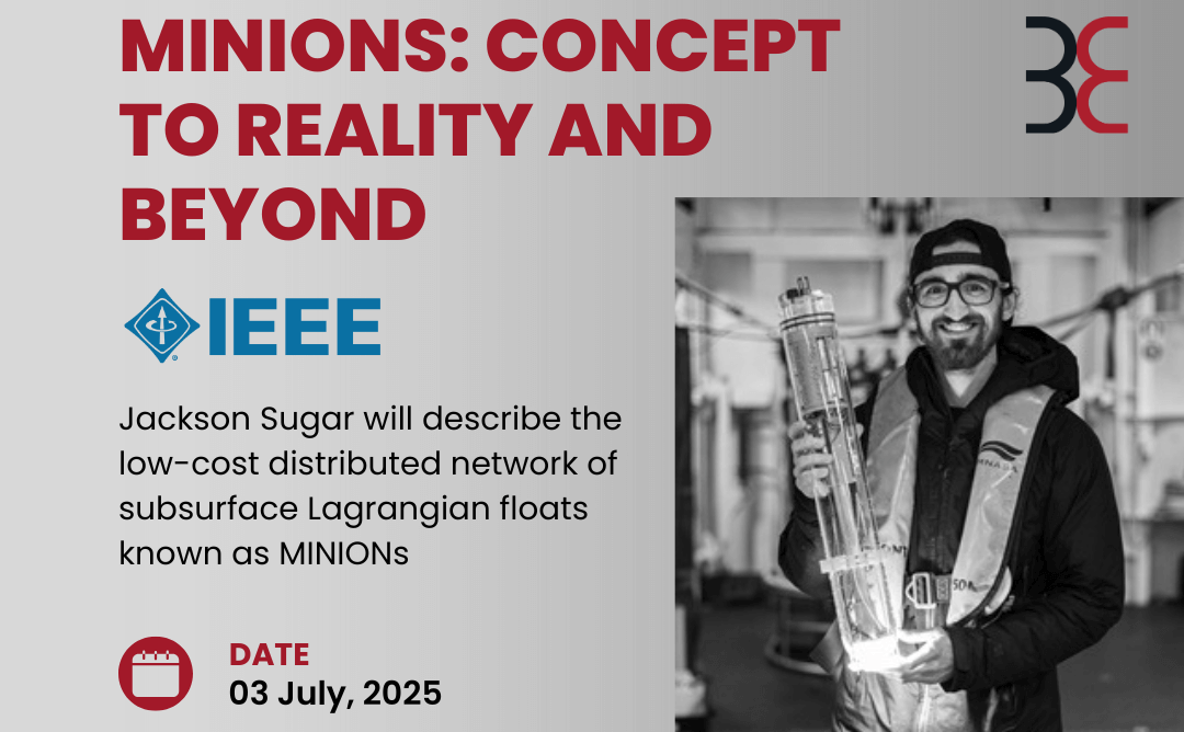 Boston Engineering's Jackson Sugar Shares Insights on Oceanographic Innovation with MINIONs